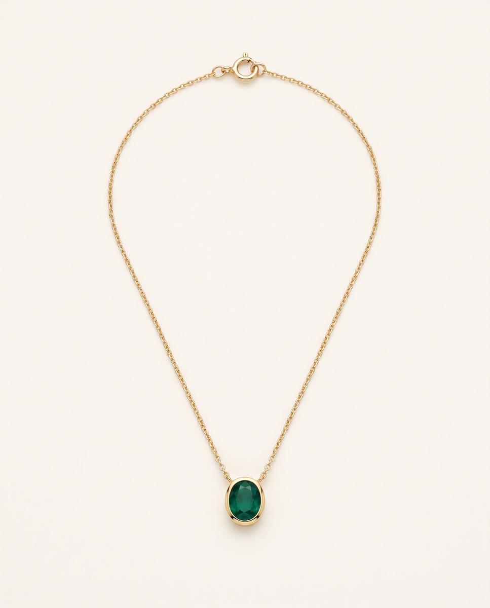 Emerald Linea Necklace