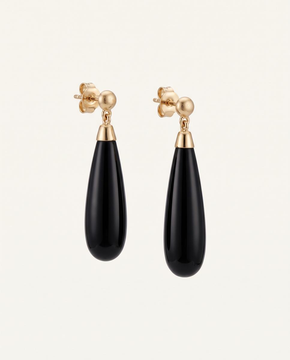 Onyx Drop Earrings